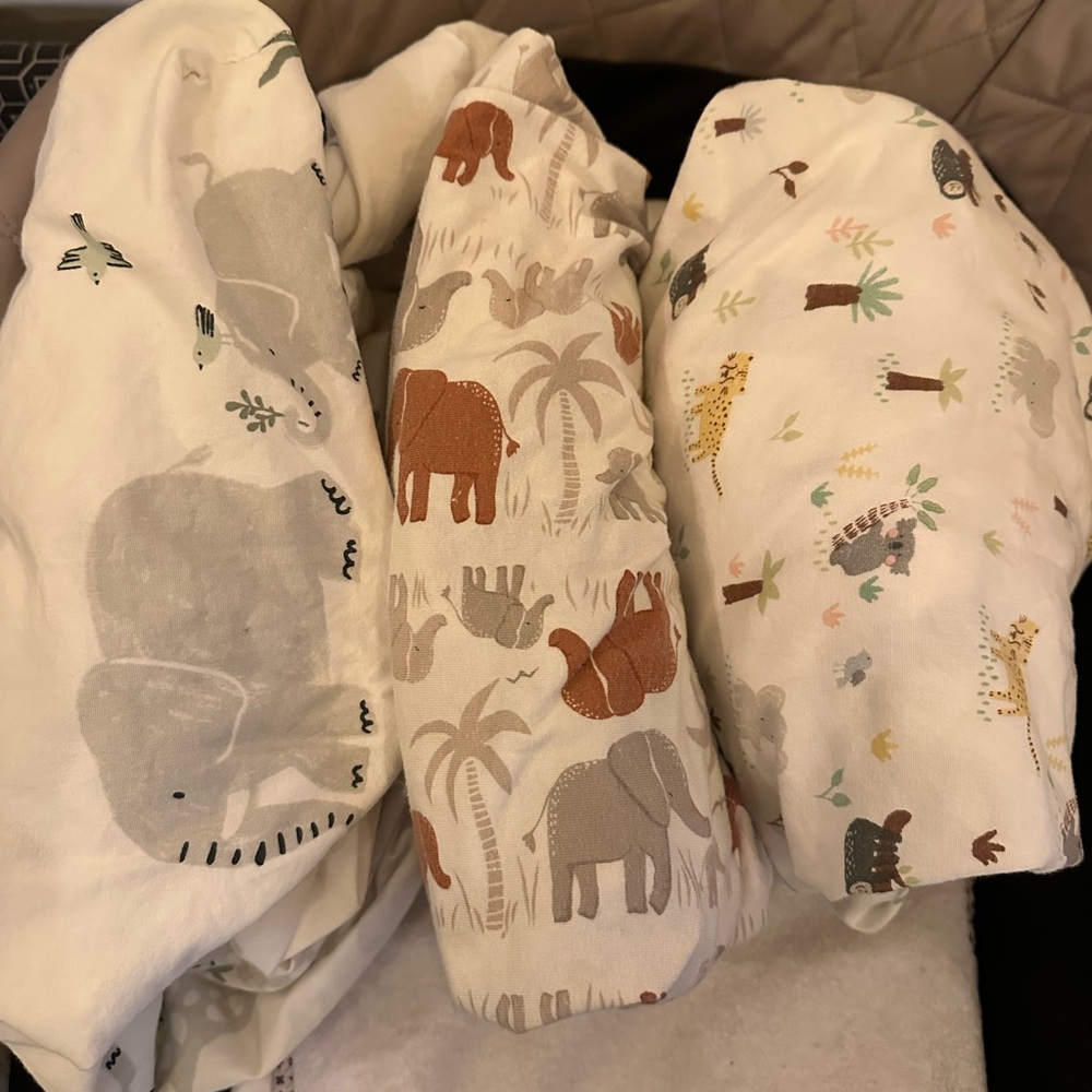 Jungle Crib Sheets